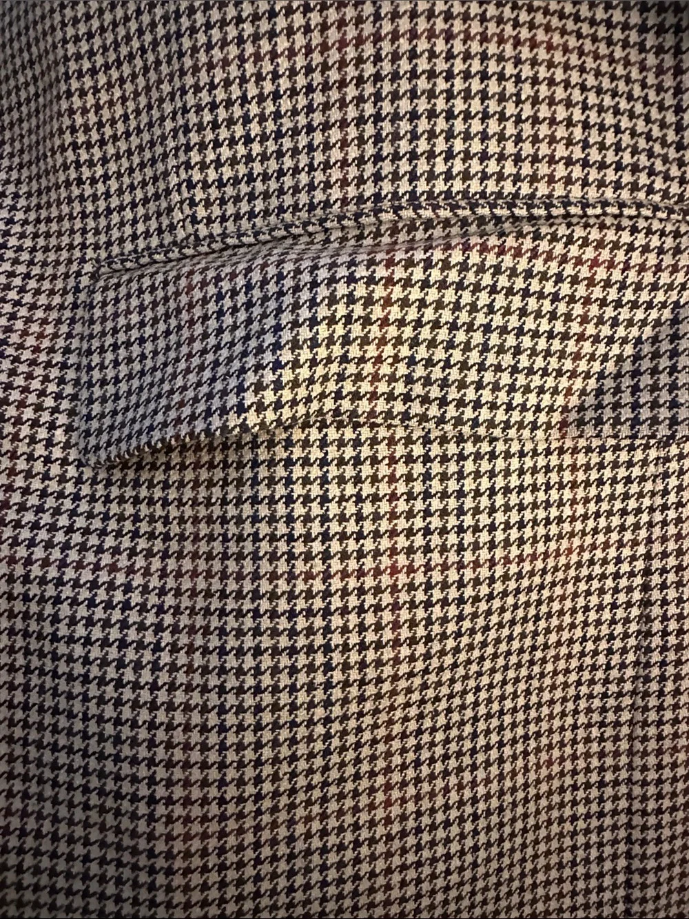 Brooks Brothers Houndstooth Brown Gray Tan Men's Sports Blazer Coat Size 48 L